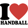 I Love Handball - Heart - Handball Players