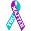 YOU MATTER Suicide Awareness Ribbon