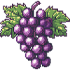 Purple Pixel Grapes
