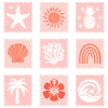 Nature Stamps Collage
