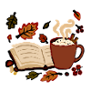Kaffeeduft & Buchgeflüster...Herbsttraumdesign