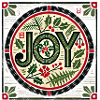Joy Roundel Holly Wreath