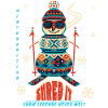 Skiing Snowman - Snow Legends Never Melt
