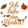 Ich liebe den Herbst