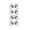 Gaming Glyphs Controller Pattern
