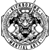 Kickbox Emblem Dämonenmaske