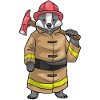 Badger Firefighter Axe Fire Brigade