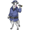 Cow Policeman Flashlight Police