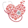Heart Stethoscope Heart Pattern