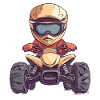 Quad Adventure Kid Helmet Design
