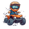 Kids Quad Adventure Cartoon