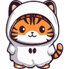 Tiger Halloween Ghost