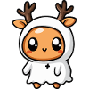 Deer Halloween Ghost