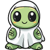 Turtle Halloween Ghost