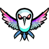 Hummingbird Bird Halloween Comic Funny