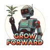 Grow Forward – Retro Sci-Fi Robot