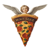 Holy Slice – Cherub Pizza Art