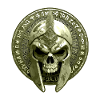 Spartan Skeleton Gladiator Skull