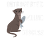 Sea Otter Cartoon Introvert