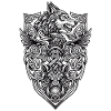 Viking Totem: Wolf • Raven • Boar