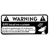 GPS Alert Sticker