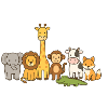 Cute Safari Animal Lovers