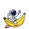 Go Bananas Astronaut Banana