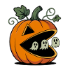 Halloween Pumpkin Gamer Artwork