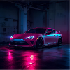 Neon Night Drift Car