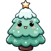 Kawaii Starry Christmas Tree