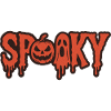 Spooky Halloween Pumpkin & Ghost