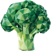 Brokkoli - Cool Vegetable Logo