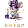 Queen of Glam Cute Mouse