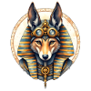 Egyptian Husky Steampunk Style