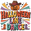 Halloween Line Dance Pumpkin Motif