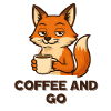 Coffee Fox Cartoon Breakfast Animals Design