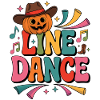 Pumpkin Line Dance Halloween