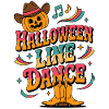 Halloween Line Dance Pumpkin