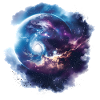 Cosmic Vortex Galaxy
