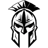 Spartanischer Helm Kontrastkunst
