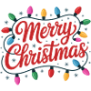 Merry Christmas Luminous String Lights
