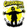 Groaning Zone Zombie Halloween Saying