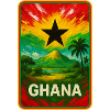 Ghana Pride – Flag Style Art