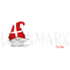 Danmark Lettering Gnome Denmark Flag