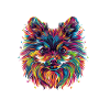 Dog Portrait Splatter