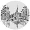Hamburg Speicherstadt – Classic pencil drawings