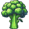 Fresh Pixel Broccoli