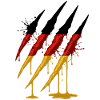 Claw Germany Flag Scratch Trace
