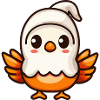 Turkey Halloween Ghost