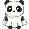 Panda Halloween Ghost